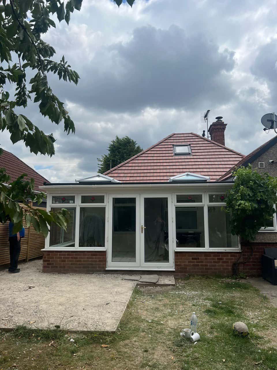 This is a photo of a hipped roof on a bungalow that has just had roof repairs carried out. Works carried out by Southampton Roofing Repairs